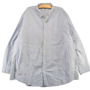 Hawker Rye Men's Stretch Oxford Button Up Shirt Multi 3XL Stripe